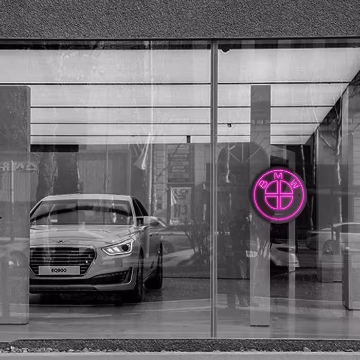 چراغ دیواری نئون دیزاین طرح BL_PN