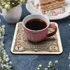 زیر لیوانی لوکسینو مدل تمبر کد Shahrad_2500 مجموعه 6 عددی