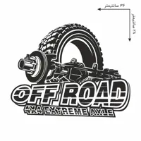 برچسب بدنه خودرو مدل 4x4