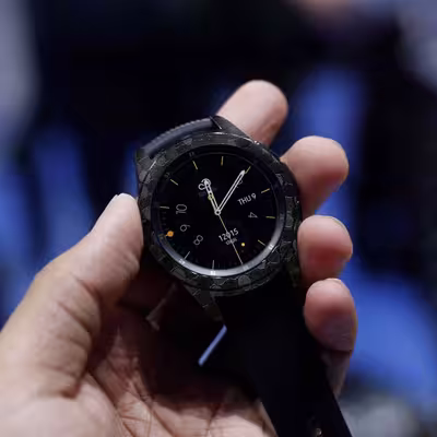 برچسب ماهوت طرح Honey-Comb-Circle مناسب برای ساعت هوشمند سامسونگ Galaxy Watch 42mm