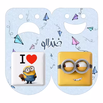 پیکسل خندالو مدل مینیون کد 24452451 مجموعه 2 عددی