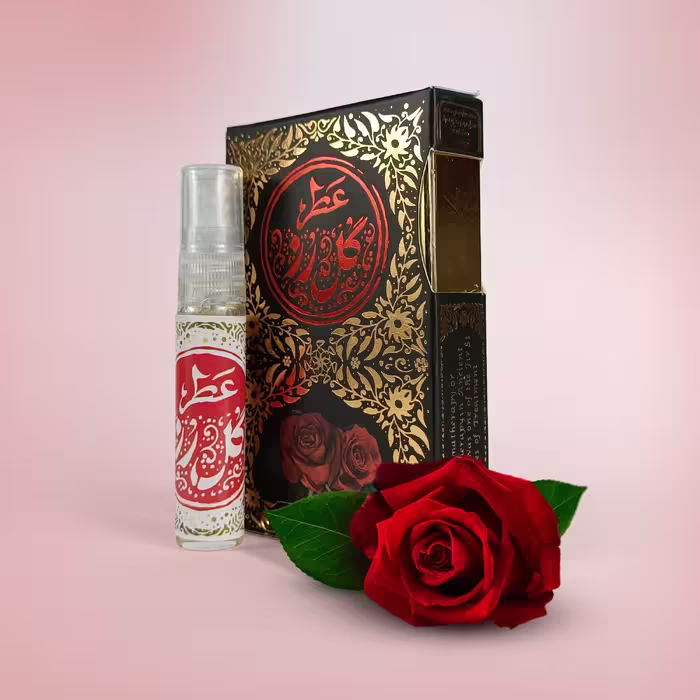 عطر جیبی طیبستان مدل گل رز حجم 5 میلی لیتر