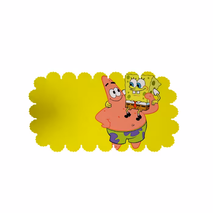  رومیزی طرح باب اسفنجی کد 8551R