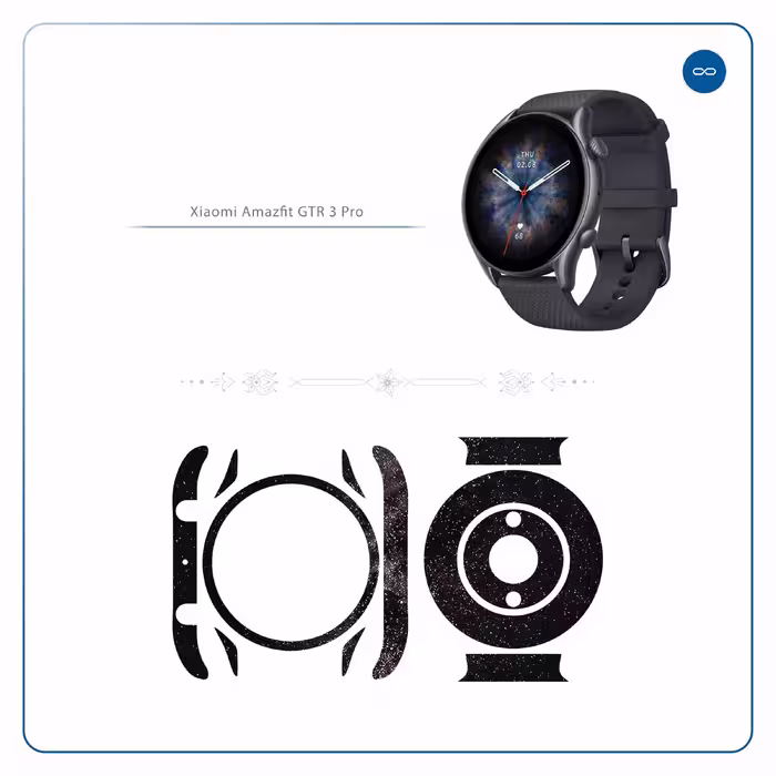 برچسب ماهوت طرح Universe_by_NASA_2 مناسب برای ساعت هوشمند شیائومی Amazfit GTR 3 Pro