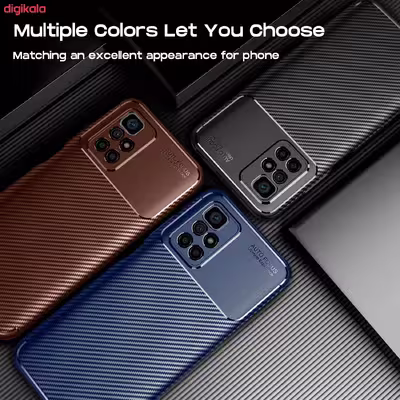 کاور آیرون من مدل AUTO FOCUS مناسب برای گوشی موبایل شیائومی Redmi 10 / Note 11 4G همراه با قلم لمسی