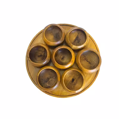 مجموعه ظروف هفت سین 11 پارچه کد H2