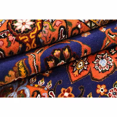 فرش دستبافت دو ونیم متری طرح لچک ترنج کد 140986