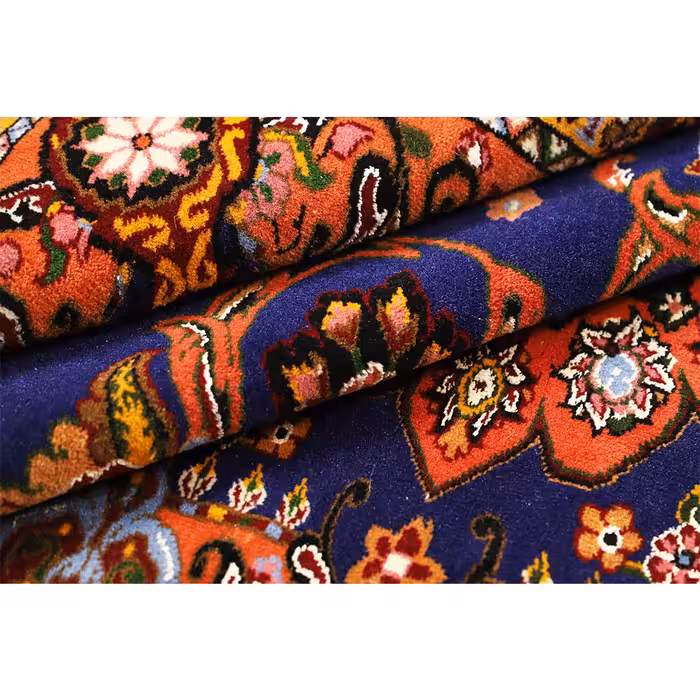 فرش دستبافت دو ونیم متری طرح لچک ترنج کد 140986