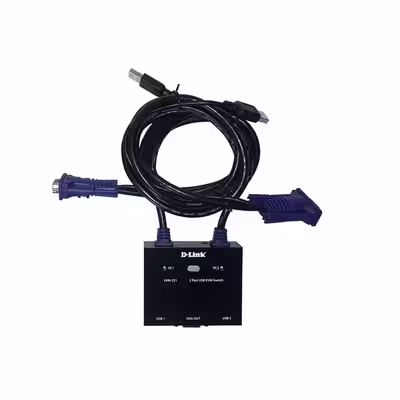 سوییچ 2 پورت DKVM دی-لینک مدل KVM-221