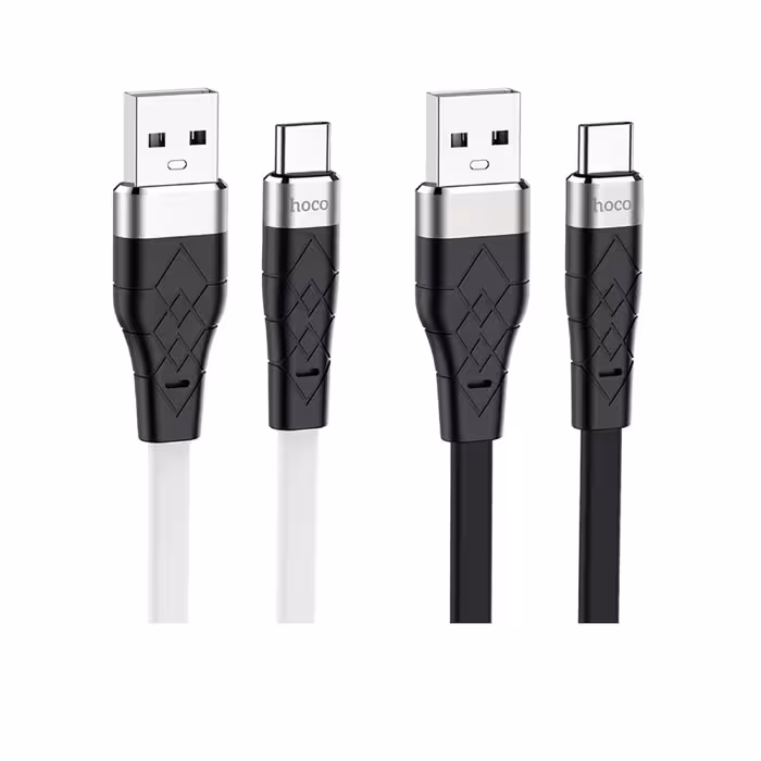 کابل تبدیل USB به USB-C هوکو مدل X53 Silicon طول 1 متر