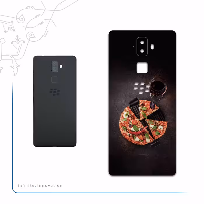 برچسب پوششی ماهوت مدل Pizza مناسب برای گوشی موبایل بلک بری Evolve