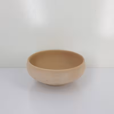 کاسه سفالی خام مدل سالاد خوری