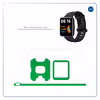 برچسب ماهوت طرح Matte-Green مناسب برای ساعت هوشمند شیائومی Redmi Watch 2 Lite