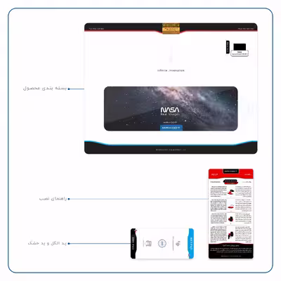 برچسب پوششی ماهوت مدل Universe-by-NASA-3 مناسب برای تبلت سونی Xperia Z2 Tablet LTE 2014