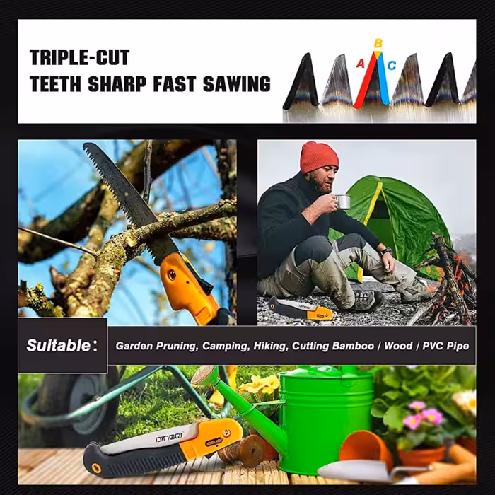 اره باغبانی تاشو دینگشی مدل 43004