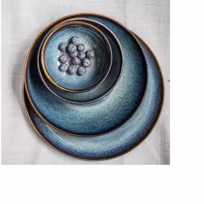 بشقاب خورش خوری ایکیا مدل GLADELIG کد 105.036.23 مجموعه 4 عددی