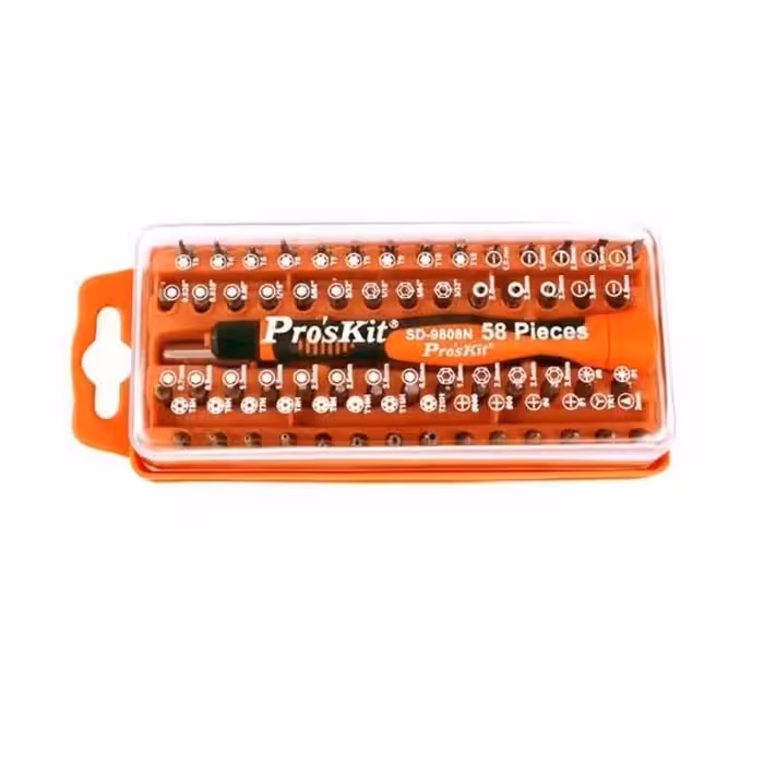 مجموعه 58 عددی پیچ گوشتی پروسکیت مدل SD-9808N 