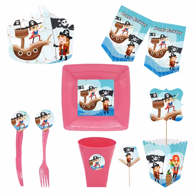  مجموعه 72 عددی تم تولد طرح دزدان دریایی