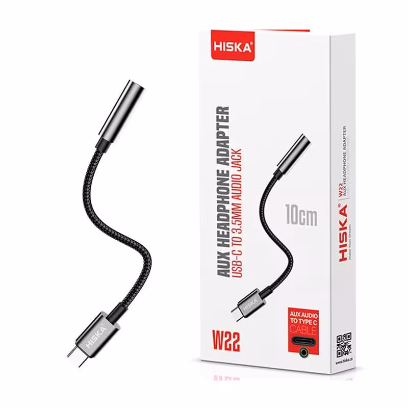 تبدیل AUX به تایپ سی HISKA W22