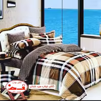 ملحفه یک نفره 3 تکه چهارخونه 2