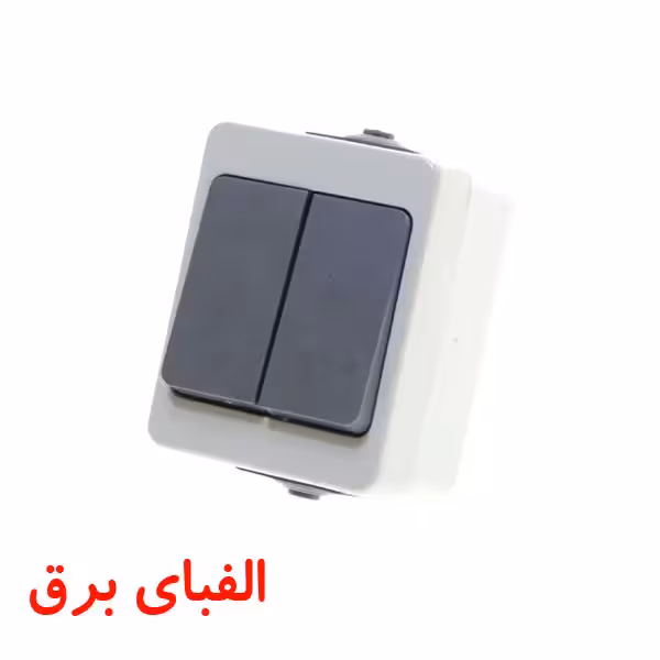 کلید دو پل روکار برکه پارت الکتریک