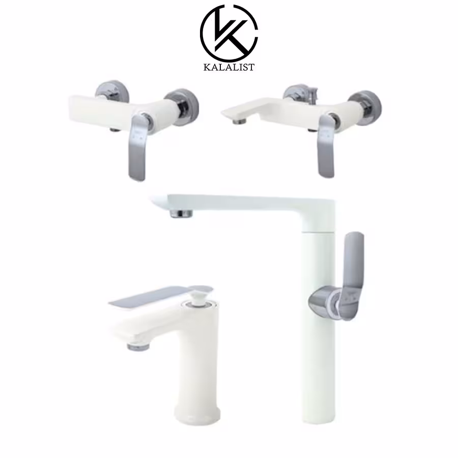 شیرآلات برند راسان مدل آوات شیری کروم