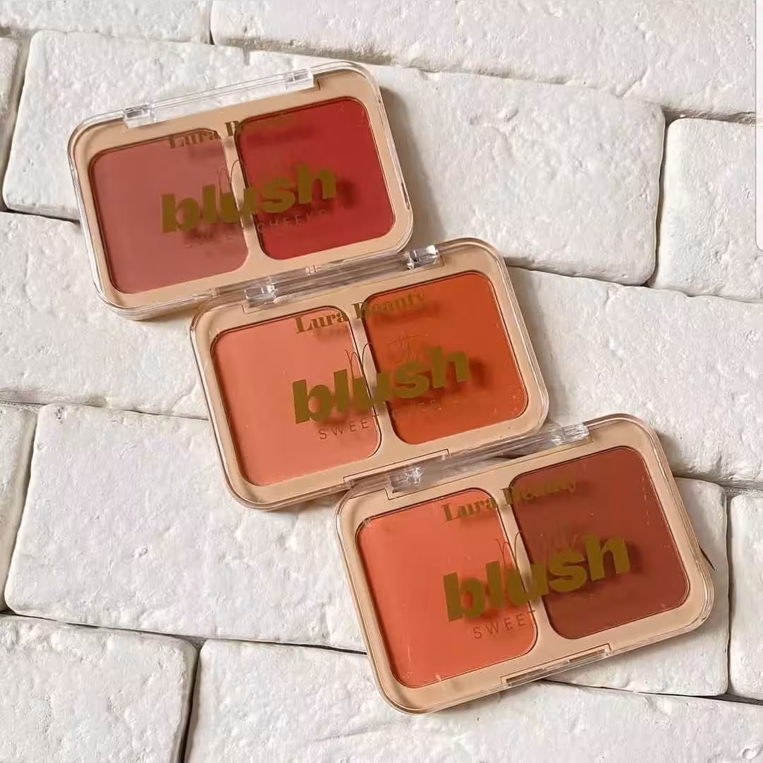 پالت رژگونه دورنگ لورا بیوتی  Lura Beauty