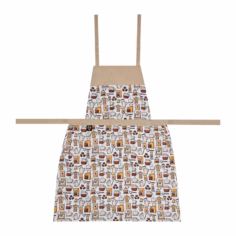 پیش بند آشپزخانه سیی مدل قهوه و کافه کد 1136.22 | کالا مکس