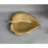 سینی دکوری طلایی طرح برگ مدل XXX-1167