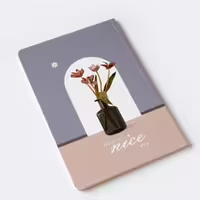 دفتر خط دار طرح FLOWER سویل (SEVIL)