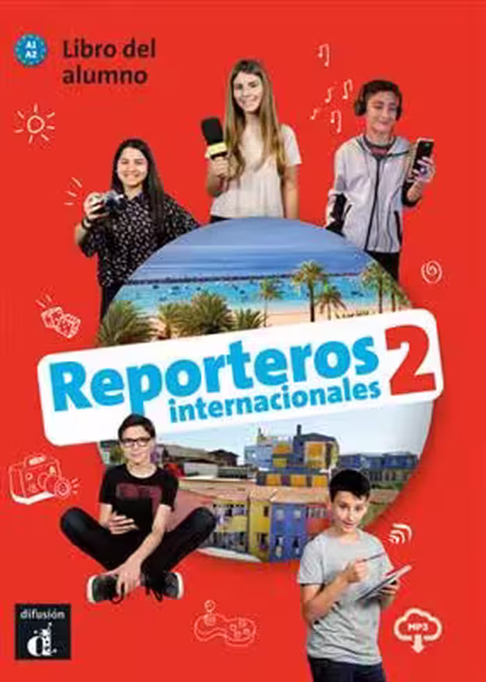 دانلود کتاب Reporteros internacionales 2 Libro del alumno   Cuaderno de ejercicios