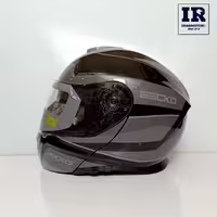 کلاه کاسکت فک متحرک AXXIS مدل CECKO sv - مشکی طوسی براق