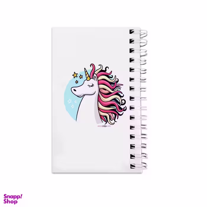 دفترچه یادداشت ۶۴ برگ مدل To Do List طرح اسب تک شاخ فانتزی کد bambi68371