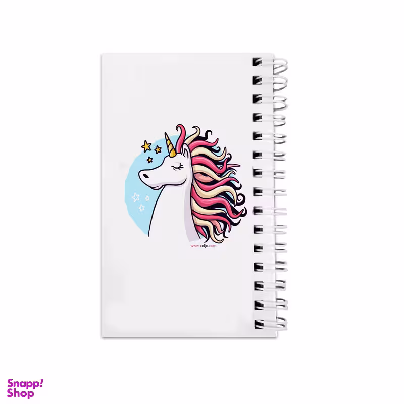 دفترچه یادداشت ۶۴ برگ مدل To Do List طرح اسب تک شاخ فانتزی کد bambi68371