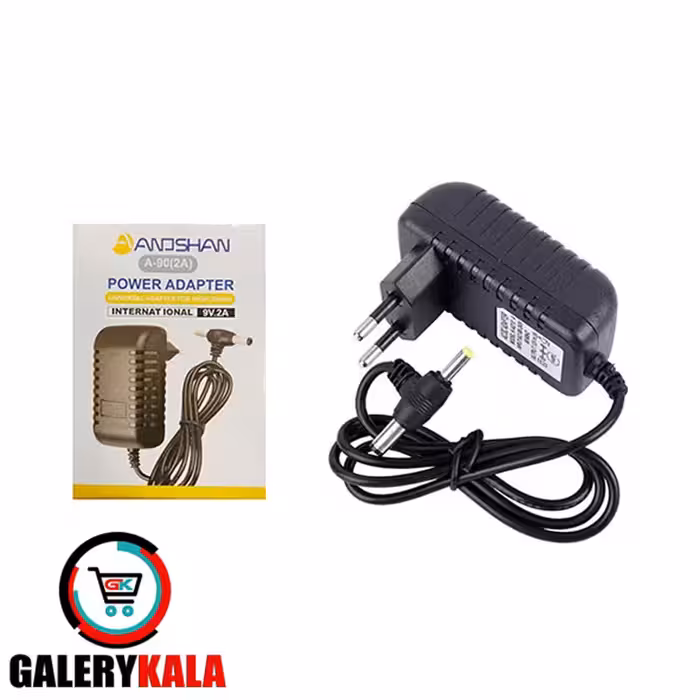 آداپتور 9 ولت 2 آمپر ANOSHAN مدل A90(2A)