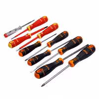 ست پیچ‌گوشتی 10 عددی باهکو مدل BahcoFit با دسته لاستیکی – مجموعه کامل پیچ‌گوشتی با طراحی ارگونومیک و کیفیت سوئدی برای کارهای حرفه‌ای