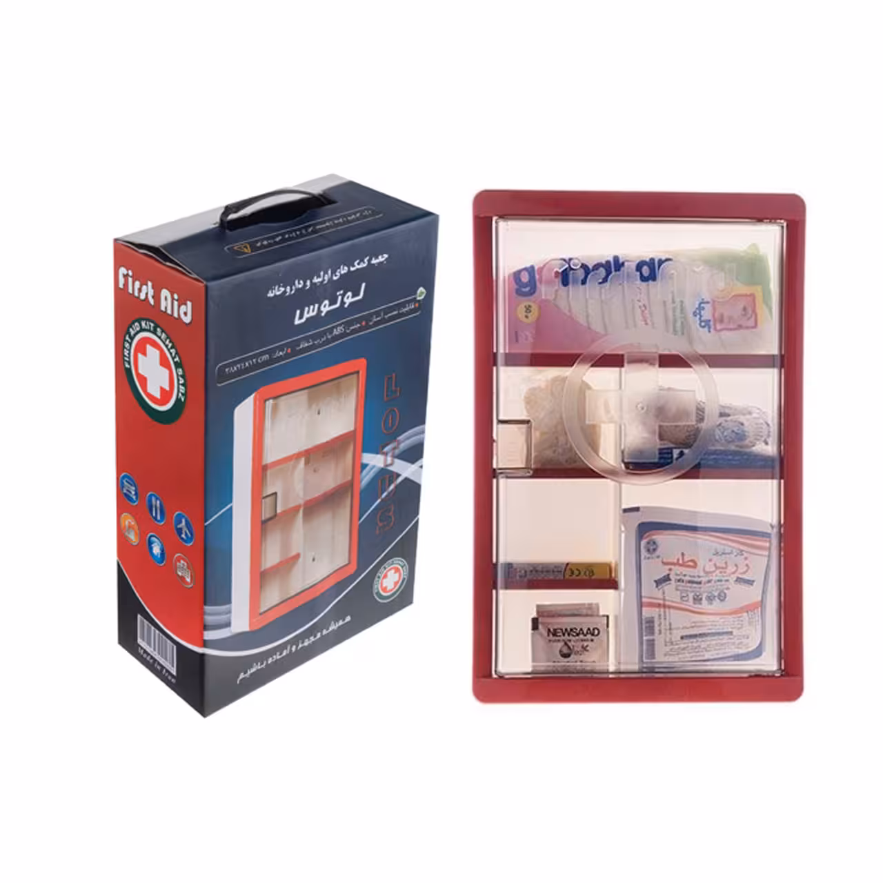 جعبه کمک های اولیه لوتوس(تجهیز شده)