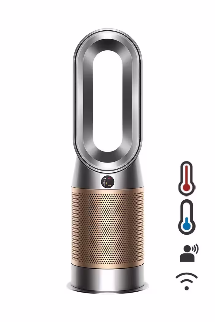 دستگاه تصفیه هوای Dyson مدل Purifier Hot Cool™ HP2 De-NOx نیکل/طلایی