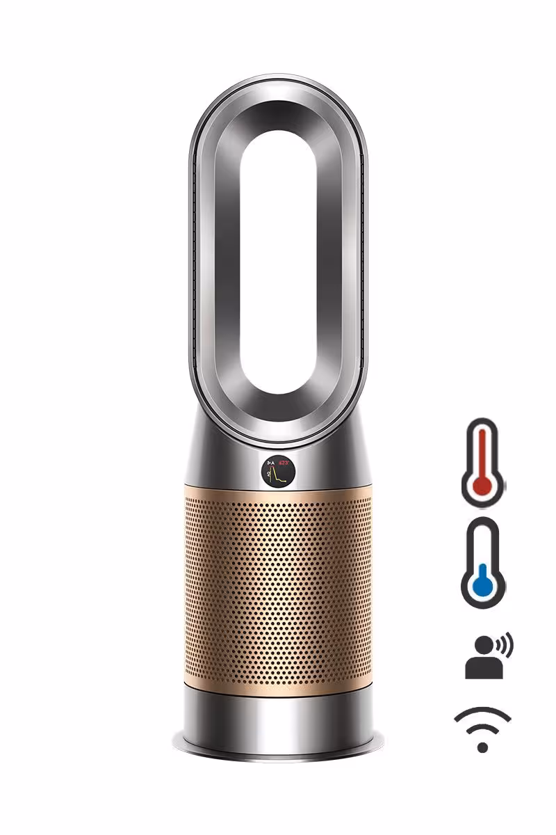 دستگاه تصفیه هوای Dyson مدل Purifier Hot Cool™ HP2 De-NOx نیکل/طلایی