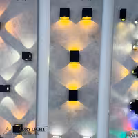 چراغ دکوراتیو مستطیل شیشه خور