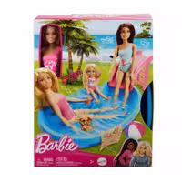 عروسک باربی مدل Doll and Pool Playset کد HRJ74