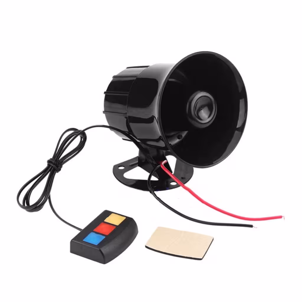 آژیر پلیسی 3 صدا بدون میکروفن