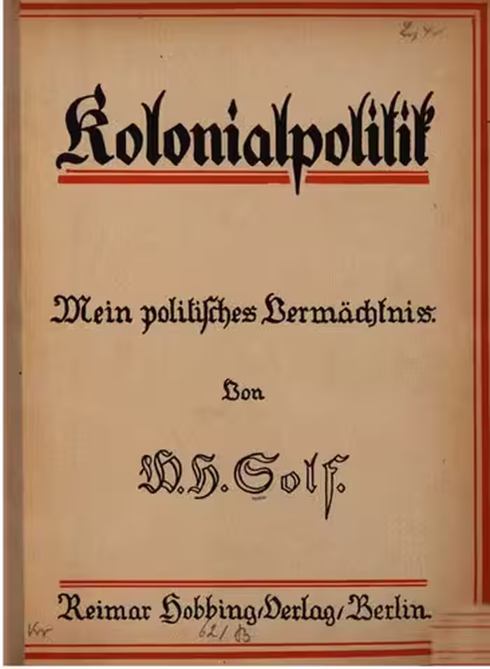 خرید و دانلود نسخه کامل کتاب Kolonialpolitik : Mein politisches Vermächtnis