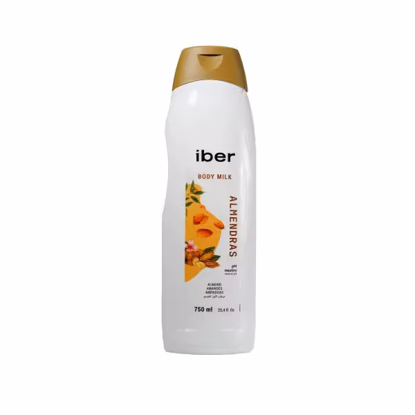 شیر (لوسیون) بدن بادام iber حجم 750 میل