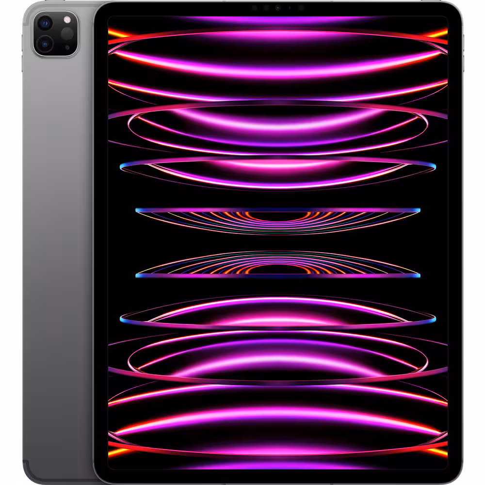 آیپد پرو 12.9 اینچ نسل ششم پردازنده M2 ظرفیت 2 ترابایت سلولار خاکستری - Hiapple.ir