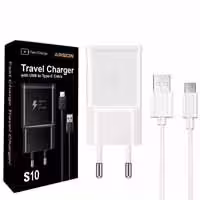 آداپتورشارژ باکابلType C QC3 Arson S10پک بلند مشکی