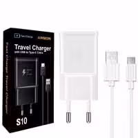 آداپتورشارژ باکابلType C QC3 Arson S10پک بلند مشکی