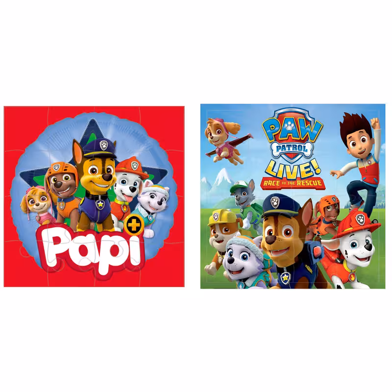 پازل 16 تکه طرح سگ نگهبان مجموعه 2 عددی