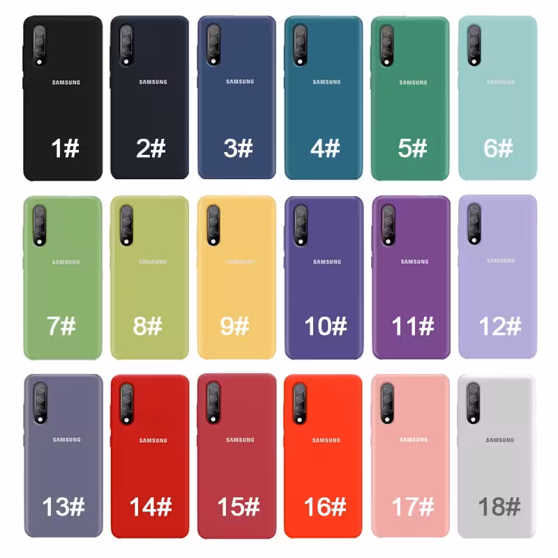 قاب سیلیکونی سامسونگ A50s / A50 / A30s زیر بسته (اصل)