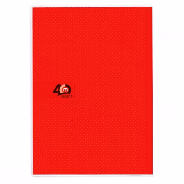 دفتر 40 برگ با جلد (ته چسب) کد 9402.طرح 4